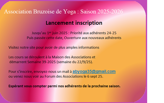 Article pour lancer la saison 2025*2026